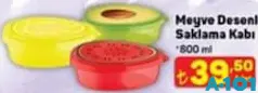 MEYVE DESENLİ SAKLAMA KABI 800 ML MEYVE DESENLİ SAKLAMA KABI 800 ML